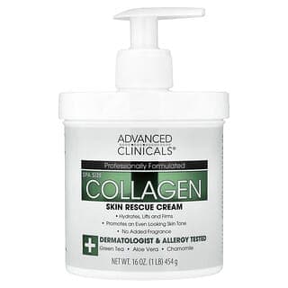 Advanced Clinicals, 膠原蛋白，肌膚修護乳液，16 盎司（454 克）