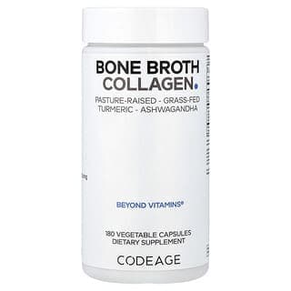Codeage, 骨湯膠原蛋白素食膠囊，180 粒
