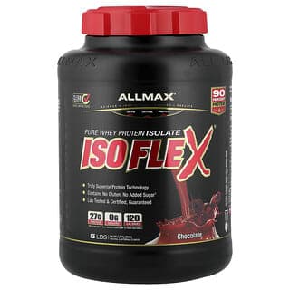 ALLMAX, ISOFLEX®，全分離乳清蛋白，巧克力味，5 磅（2.27 千克）