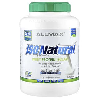 ALLMAX, ISONatural™，分離乳清蛋白，原味，5 磅（2.27 千克）