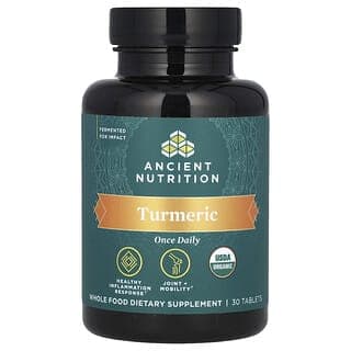 Ancient Nutrition, 薑黃，每日一次，30 片