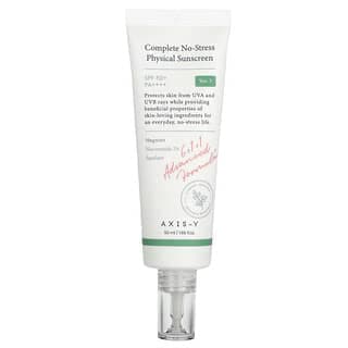 Axis-Y, 完整無壓力物理抗曬霜,SPF 50+,PA++++,第 3 版,1.69 液量盎司(50 毫升)
