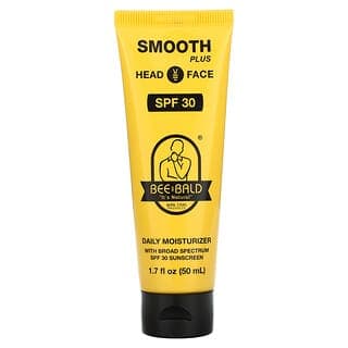 Bee Bald, 頭部和麵部日常順滑保濕霜，SPF 30，1.7 液量盎司（50 毫升）