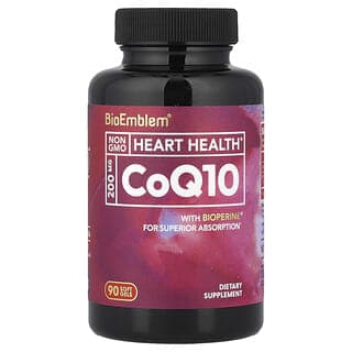 BioEmblem, 輔酶 Q10，含 BioPerine®，90 粒軟膠囊