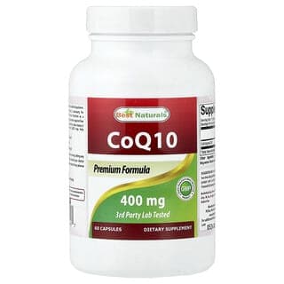 Best Naturals, 輔酶 Q10，400 毫克，60 粒膠囊