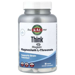 KAL, Think，L-蘇糖酸鎂，60 片（每片 72 毫克）