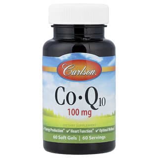Carlson, 輔酶 Q10，100 毫克，60 粒軟膠囊