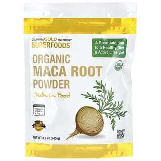 California Gold Nutrition, SuperFood，認可有機祕魯瑪卡根粉，8.5 盎司（240 克）