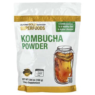 California Gold Nutrition, SUPERFOODS,康普茶粉,原味,5.64 盎司(160 克)