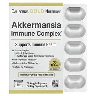 California Gold Nutrition, 阿克曼菌 + 益生菌機體抵抗複合物，60 粒素食膠囊