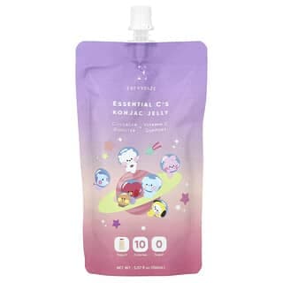 Everydaze, 必需 C 魔芋果凍，酸乳味，5.07 液量盎司（150 毫升）