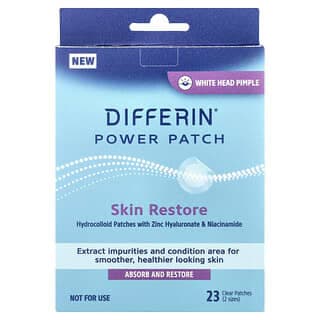 Differin, 優效貼片，皮膚修護，23 片透明貼