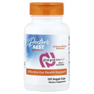 Doctor's Best, PepZin GI®，鋅-L-肌肽複合物，120 粒素食膠囊