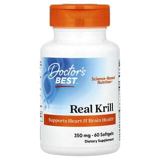 Doctor's Best, 真實磷蝦，60 粒軟膠囊