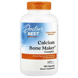 Doctor's Best, Calcium Bone Maker® 複合鈣膠囊，180 粒