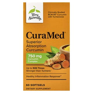 Terry Naturally, CuraMed，750 毫克，60 粒軟凝膠