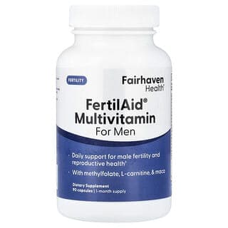 Fairhaven Health, FertilAid 男士專用多種維生素膠囊，90 粒