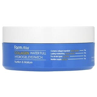 Farmstay, 膠原蛋白水全水凝膠眼罩，60 片，3.17 盎司（90 克）