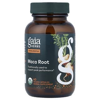 Gaia Herbs, 瑪卡根，60 粒全素膠囊（每粒膠囊 500 毫克）