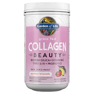 Garden of Life, 草飼膠原蛋白美容配方，草莓檸檬水，9.52 盎司（270 克）