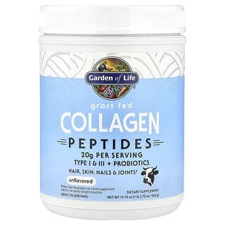 Garden of Life, 草飼膠原蛋白多肽，原味，9.87 盎司（280 克）