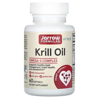 Jarrow Formulas, 磷蝦油，60 粒軟凝膠