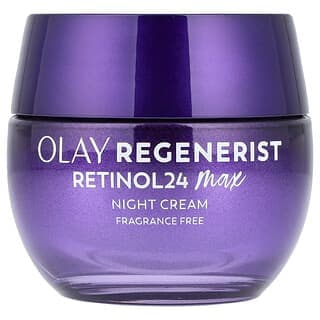 Olay, Regenerist，視黃醇 24，夜間補水保濕，無香味，48 盎司（1.7 盎司）