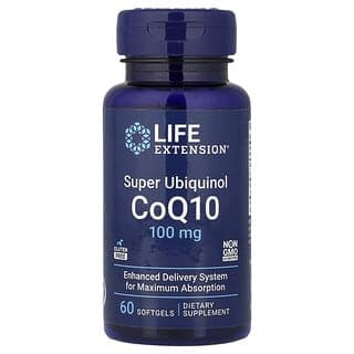 Life Extension, 泛醇輔酶 Q10，100 毫克，60 粒軟凝膠