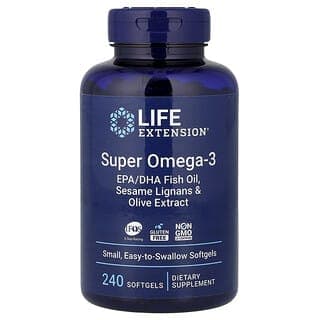 Life Extension, 超級歐米伽-3，240 粒軟凝膠