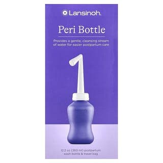 Lansinoh, 產後衝洗瓶 + 旅行袋，12.2 盎司（360 毫升）