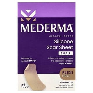 Mederma, Silicone Scar Sheet, Small, 4 Count