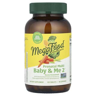 MegaFood, Baby & Me 2™，產前多營養素，120 片