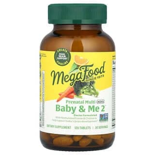 MegaFood, Baby & Me 2™，產前多營養素，120 片