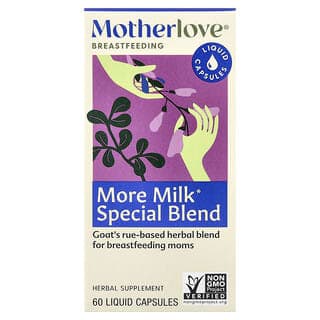 Motherlove, 哺乳，哺乳幫助特別配方，60 粒液體膠囊