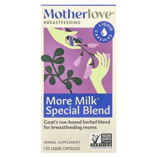 Motherlove, 哺乳，特制泌乳幫助混合配方，120 粒液體膠囊