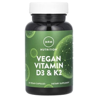 MRM Nutrition, 素食維生素 D3 和 K2，60 粒全素食膠囊