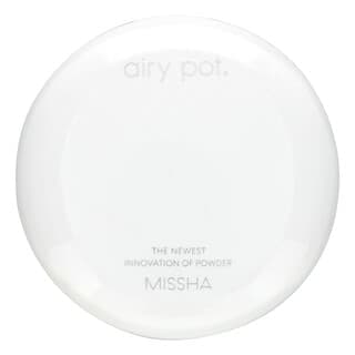 Missha, 輕盈扁豆形粉餅，透明，0.17 盎司（5 克）