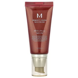 Missha, M 漂亮遮瑕 BB 霜，SPF 42 PA +++，29 號焦糖米色，1.69 液量盎司（50 毫升）