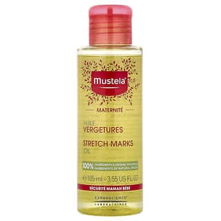 Mustela, 瘢痕線紋舒緩護膚油，無香，3.55 液量盎司（105 毫升）