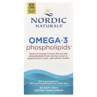 Nordic Naturals, Omega-3™ 磷脂，60 粒軟膠囊