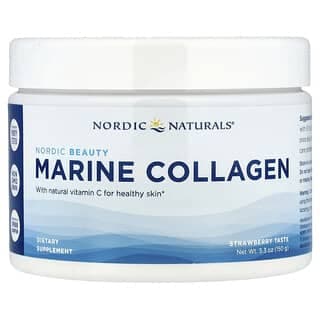 Nordic Naturals, Nordic Beauty，含維生素 C 的海洋膠原蛋白，草莓味，5.3 盎司（150 克）