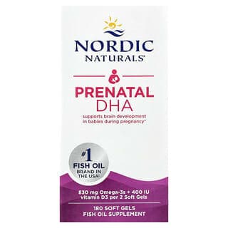 Nordic Naturals, 產前 DHA，180 粒軟凝膠