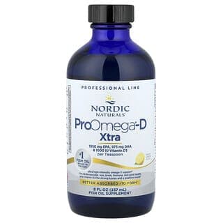 Nordic Naturals, ProOmega®-D Xtra，美味檸檬味，8 液量盎司（237 毫升）