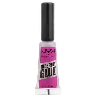 NYX Professional Makeup, 眉膠，即時眉部定型膠，01 透明，0.17 盎司（5 克）