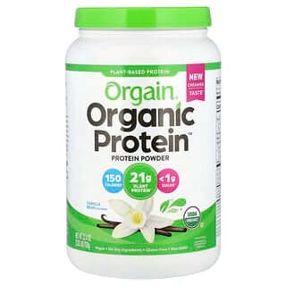 Orgain, Organic Protein™ 粉，植物基，香草豆味，2.03 磅（920 克）