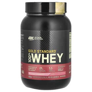 Optimum Nutrition, 金標準全乳清蛋白，美味草莓味，2 磅（907 克）