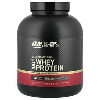 Optimum Nutrition, 金標準® 全乳清蛋白，雙重濃鬱巧克力味，5.05 磅（2.29 千克）