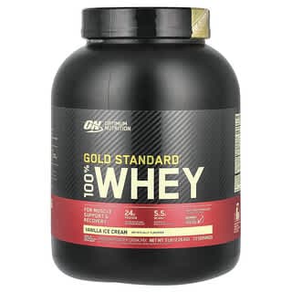 Optimum Nutrition, 金標準全乳清蛋白，香草霜淇淋味，5 磅（2.26 千克）