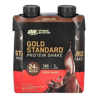 Optimum Nutrition, 金標準®蛋白質奶昔，4 盒，每盒 11 液量盎司（325 毫升）