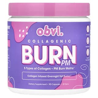 Obvi, Collagenic Burn PM，90 粒膠囊